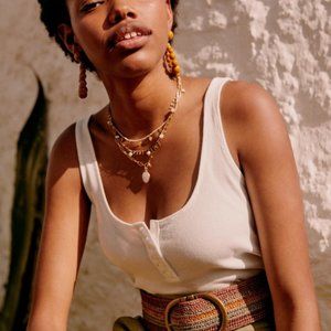 Sezane Kira Tank Top (Size Medium)